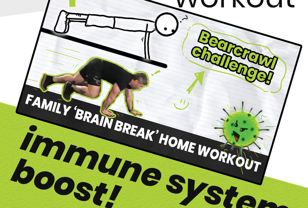 Kids & Family At Home Workout 1 ‘THE BEARCRAWL CHALLENGE’