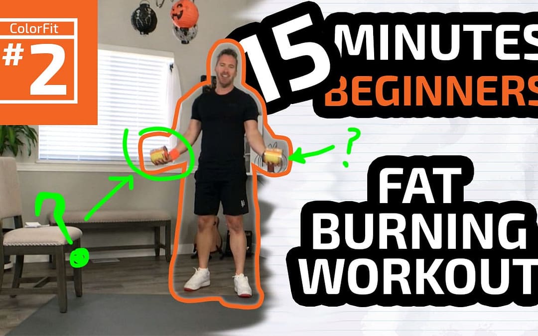 ColorFit Workout #2 – A NEW Beginners 15 Minute Home HIIT Workout