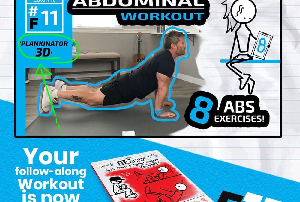 15 Minute Abs Workout ONLY 8 EXERCISES FitStickz ColorFit #F11