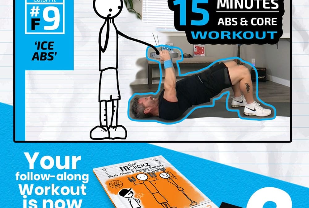 15 MINUTE At Home Abs Workout Using Resistance – FitStickz Workout #F9