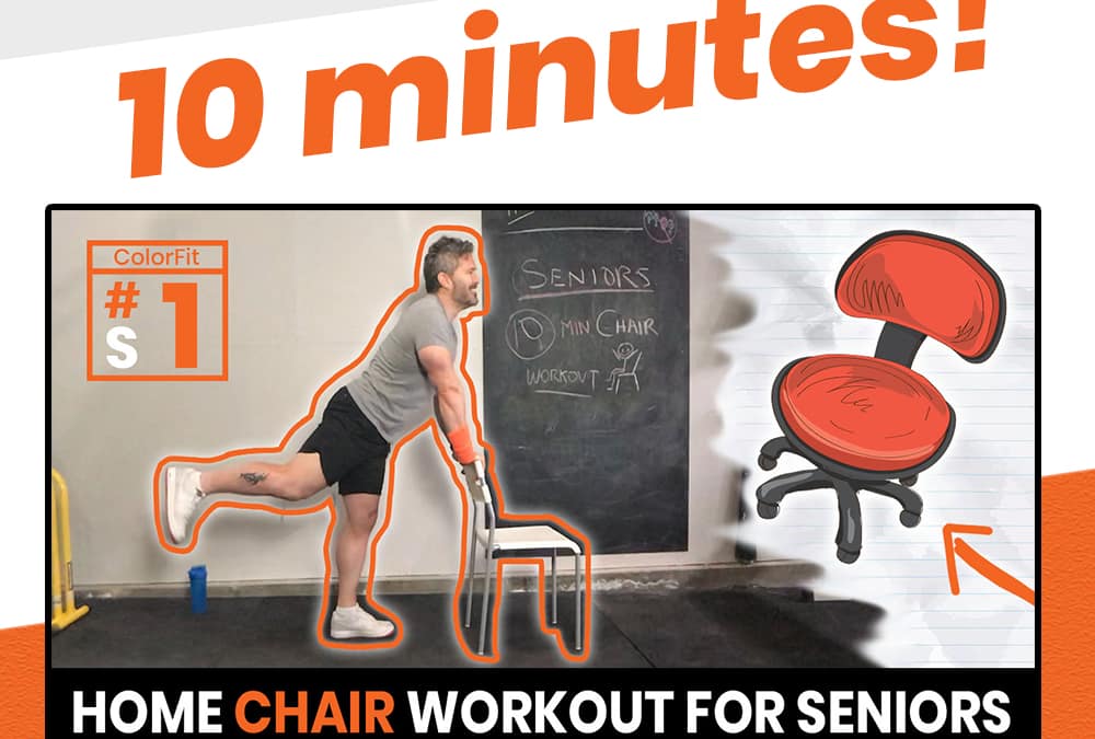 A NEW 10 Minute Chair Workout For Seniors AT HOME