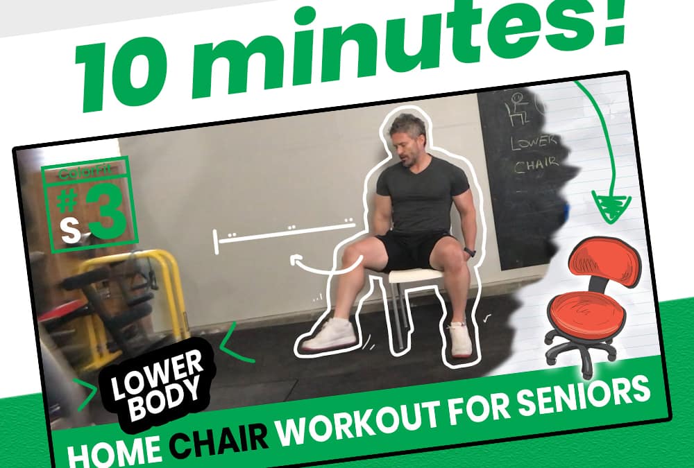Seniors Chair Workout For LOWER BODY in 10 Minutes!
