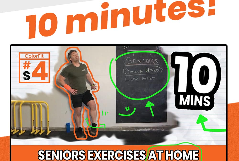 Seniors LOW IMPACT 10 Minute Home Workout