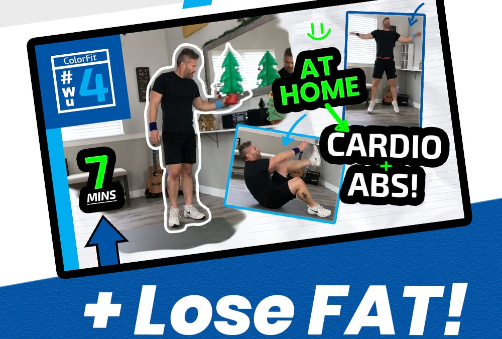 A NEW 7 Minute Cardio and Abs At Home Workout
