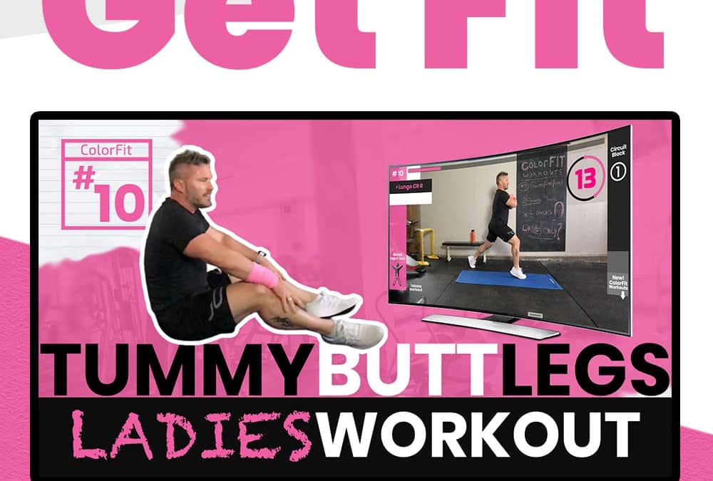 Ladies Home Workout for Tummy, Butt & Legs!