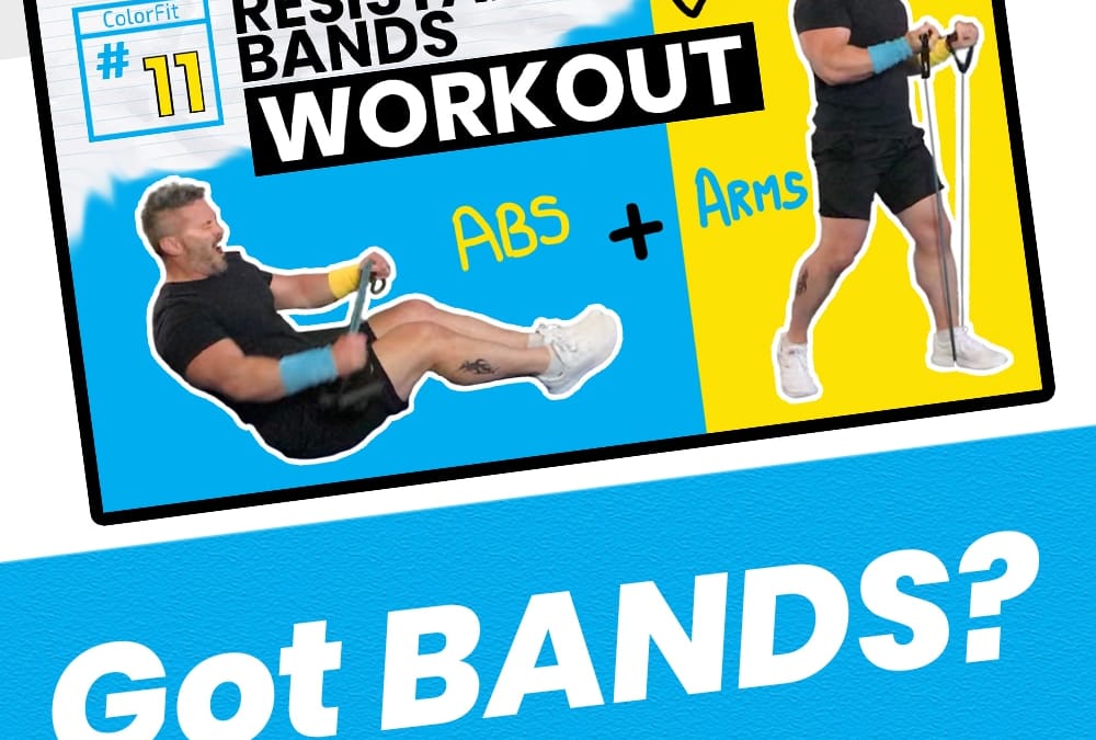 Abs AND Arms Resistance Bands Workout