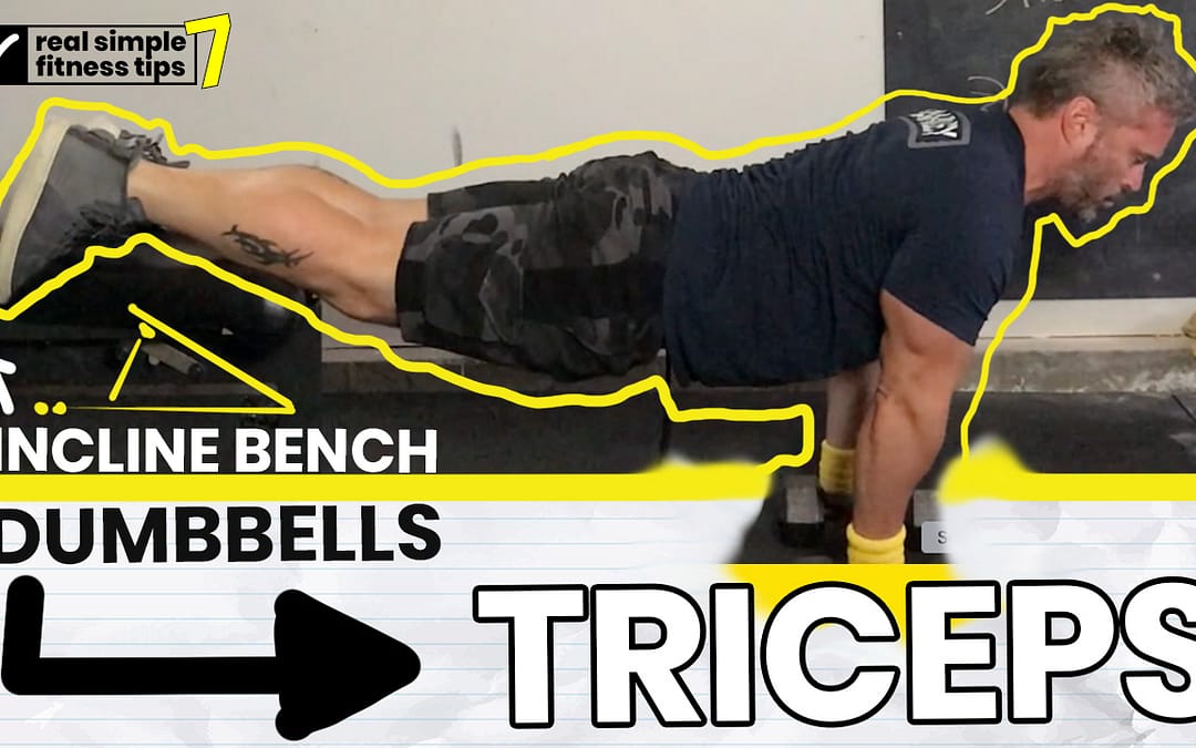 The 3 BEST Tricep Dumbbell Exercises On An INCLINE Bench