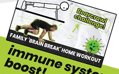 Kids & Family At Home Workout 1 ‘THE BEARCRAWL CHALLENGE’