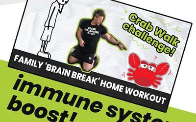 Kids & Family At Home Workout 2 ‘THE CRAB WALK CHALLENGE’