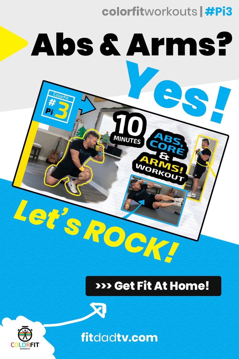 A BRAND NEW 10 Minutes Abs and Arms Home Workout Tristan Lewis